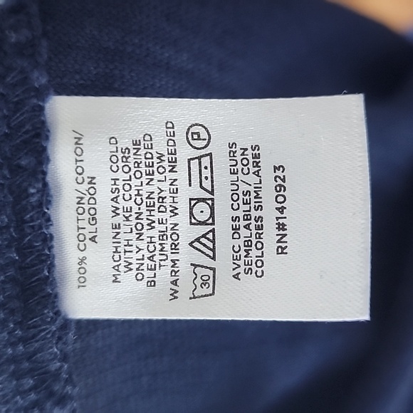 Ann Taylor Loft Navy Blue Cotton Shirt - Size XXL - Picture 5 of 5